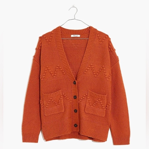 Madewell Sweaters - Madewell Bobble Zig Zag Cardigan Sweater sz XS